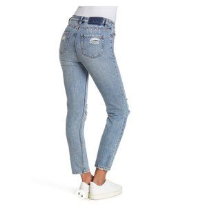 KSUBI Slim Pin Placid Push high-rise ankle cut jeans, SZ 27